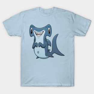 Cartoon Hammerhead Shark T-Shirt